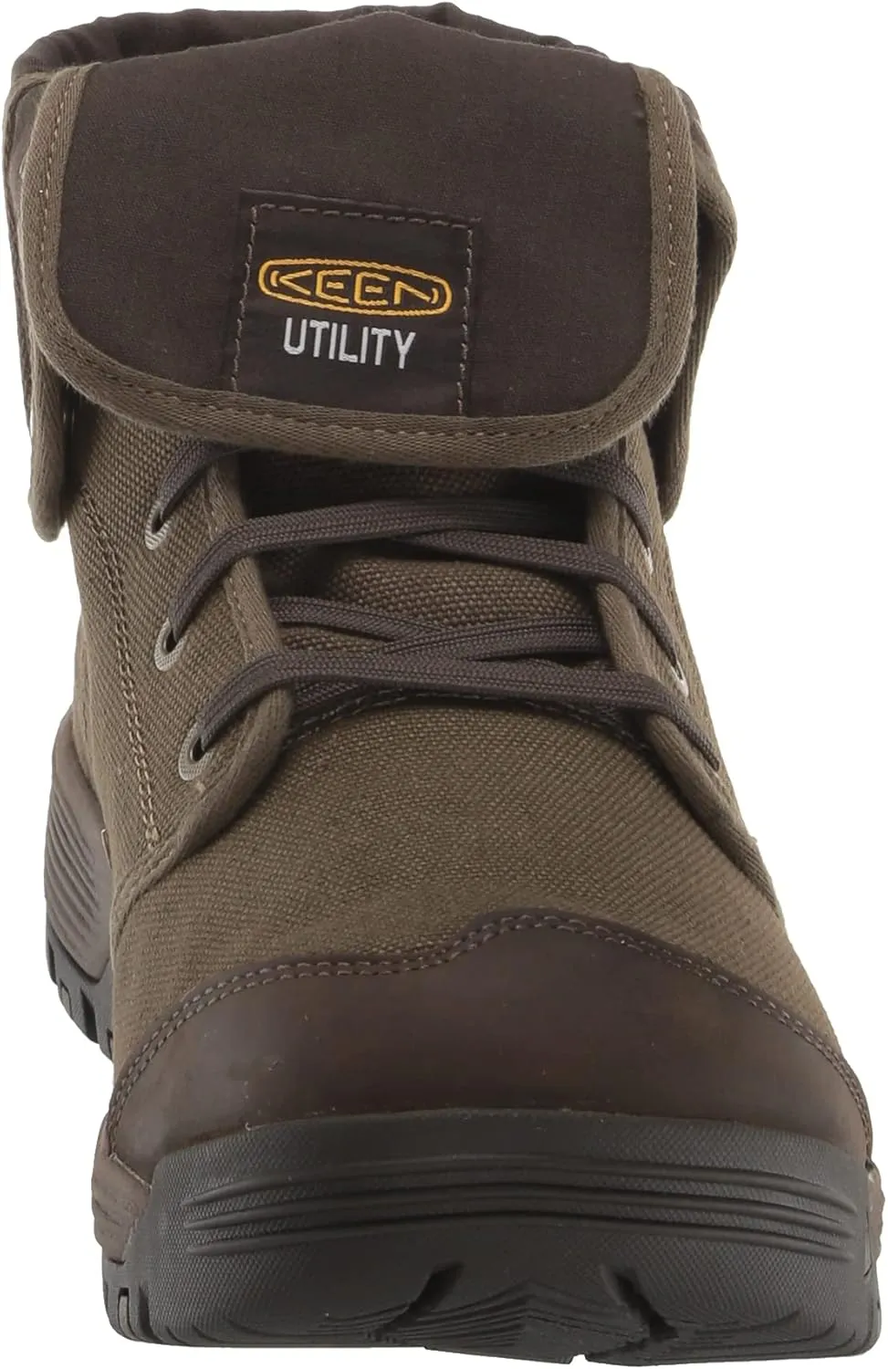KEEN Utility Men's Roswell Mid Height Soft Toe Canvas Work Boot