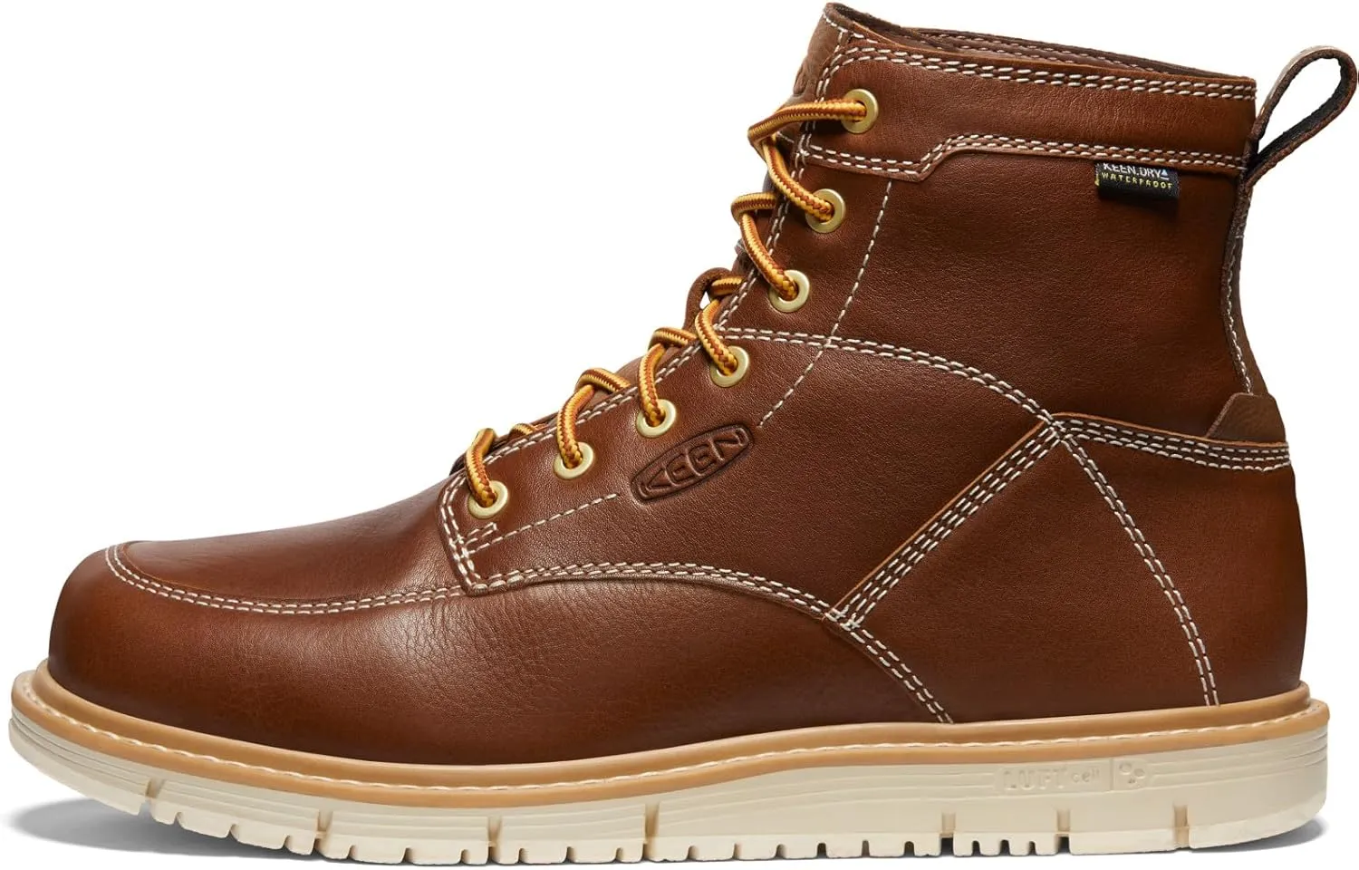 KEEN Utility Men's San Jose 6" Soft Toe Waterproof Wedge Work Boots