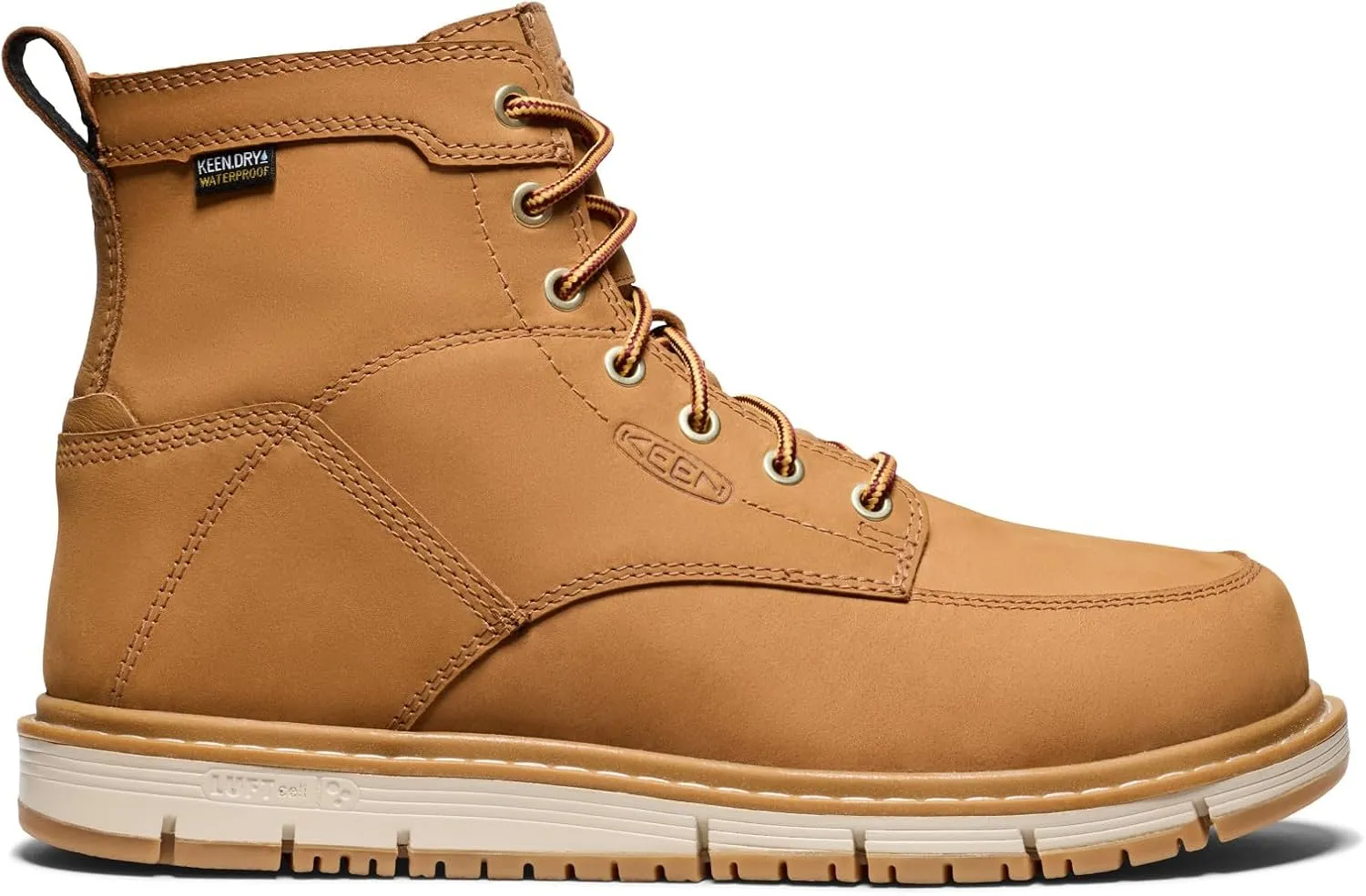 KEEN Utility Men's San Jose 6" Soft Toe Waterproof Wedge Work Boots
