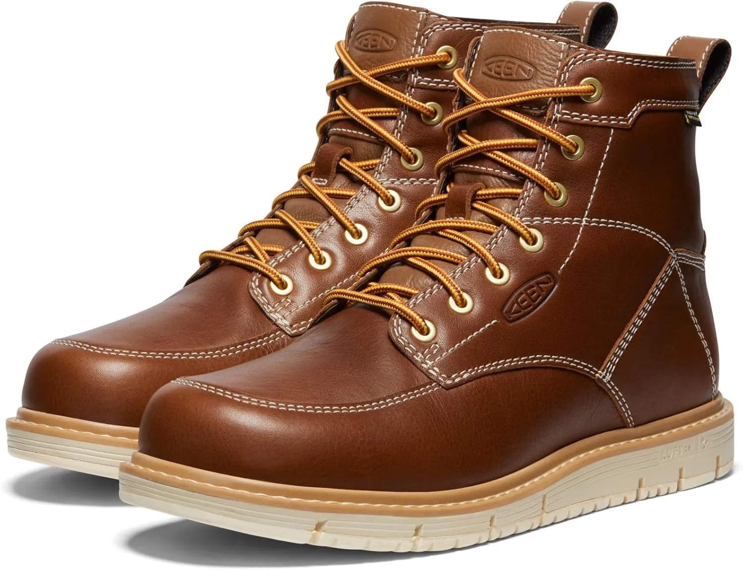 KEEN Utility Men's San Jose 6" Soft Toe Waterproof Wedge Work Boots