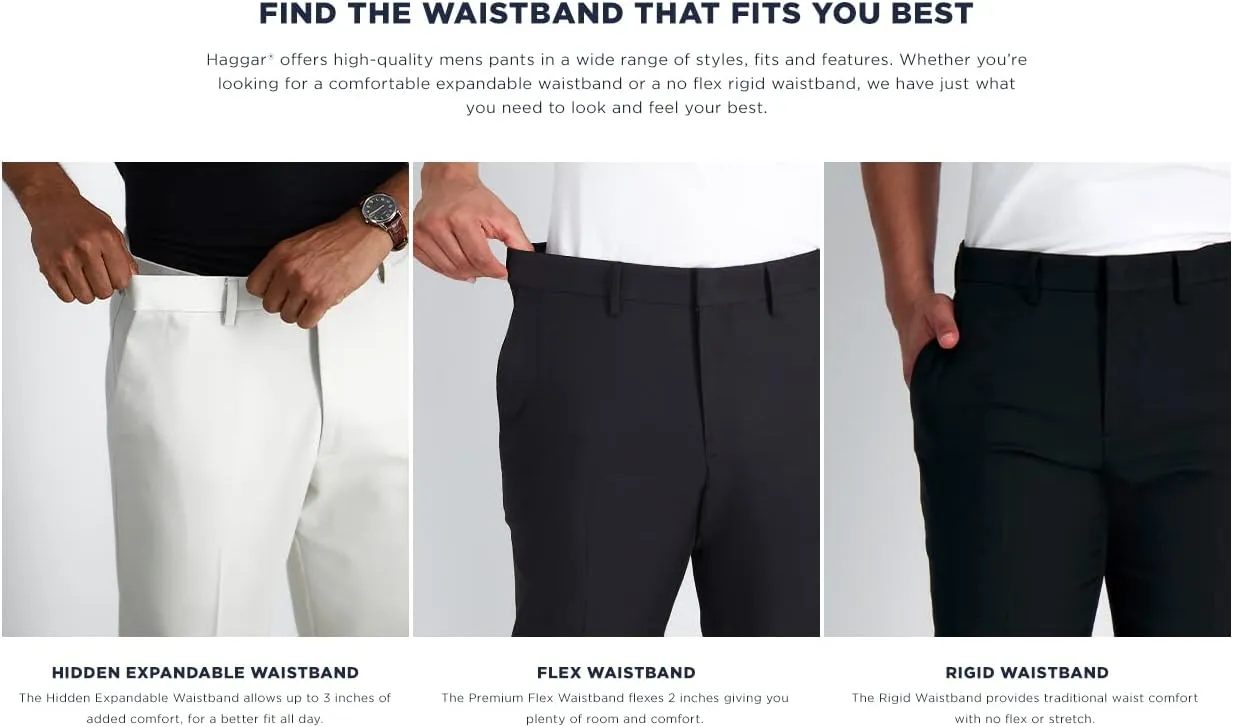 Kenneth Cole REACTION Men's Modern Fit Stretch Dress Pant