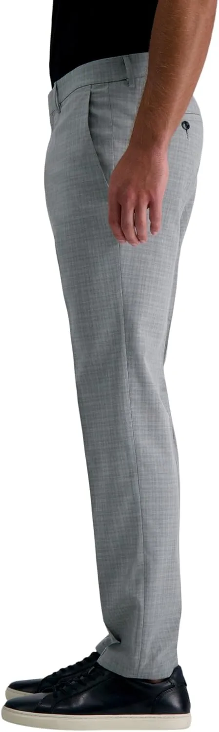 Kenneth Cole REACTION Men's Premium Flex Slim Fit Plaid Fabric Dress Pant