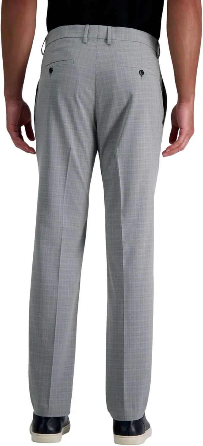 Kenneth Cole REACTION Men's Premium Flex Slim Fit Plaid Fabric Dress Pant