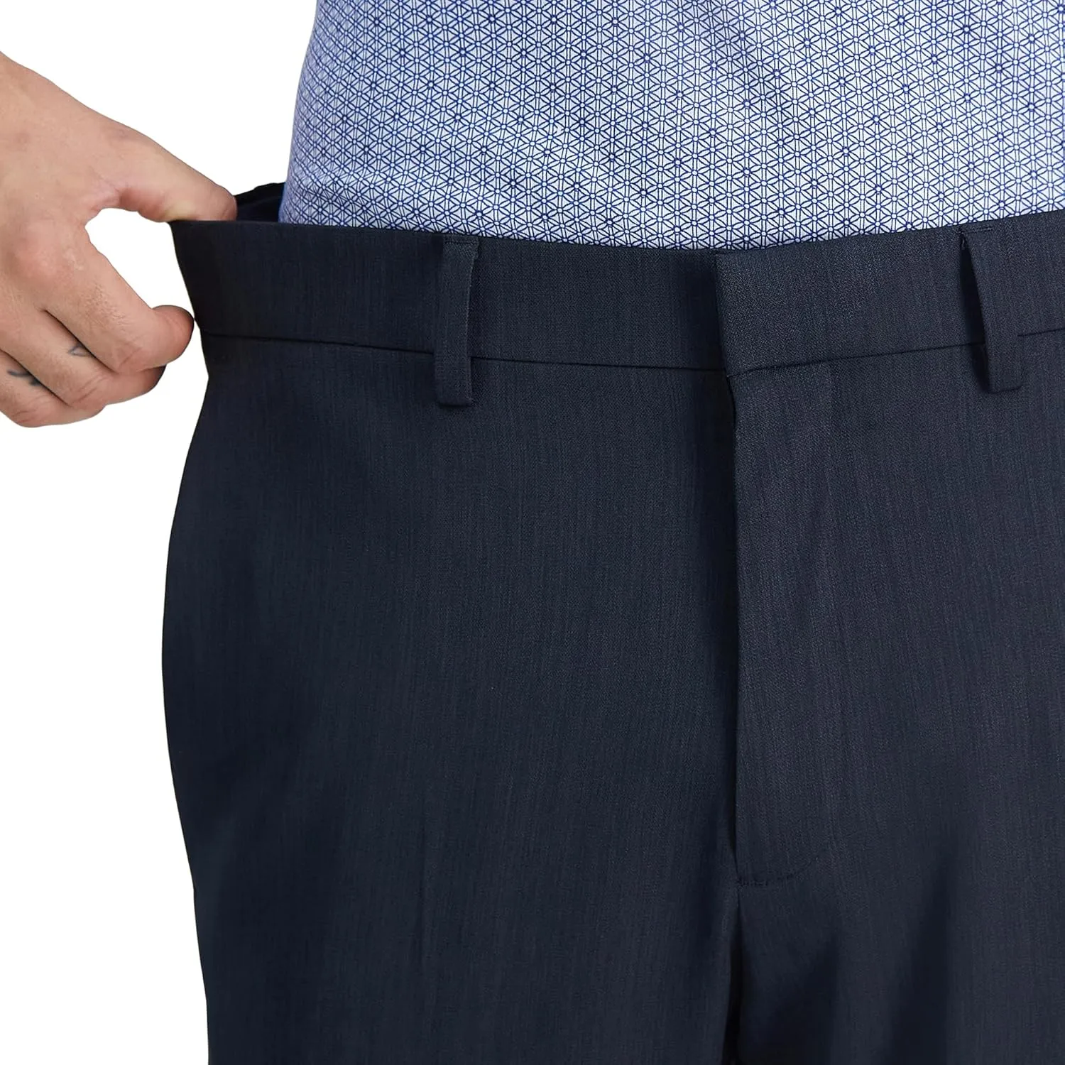 Kenneth Cole REACTION Men's Slim Fit Heather Dress Pant