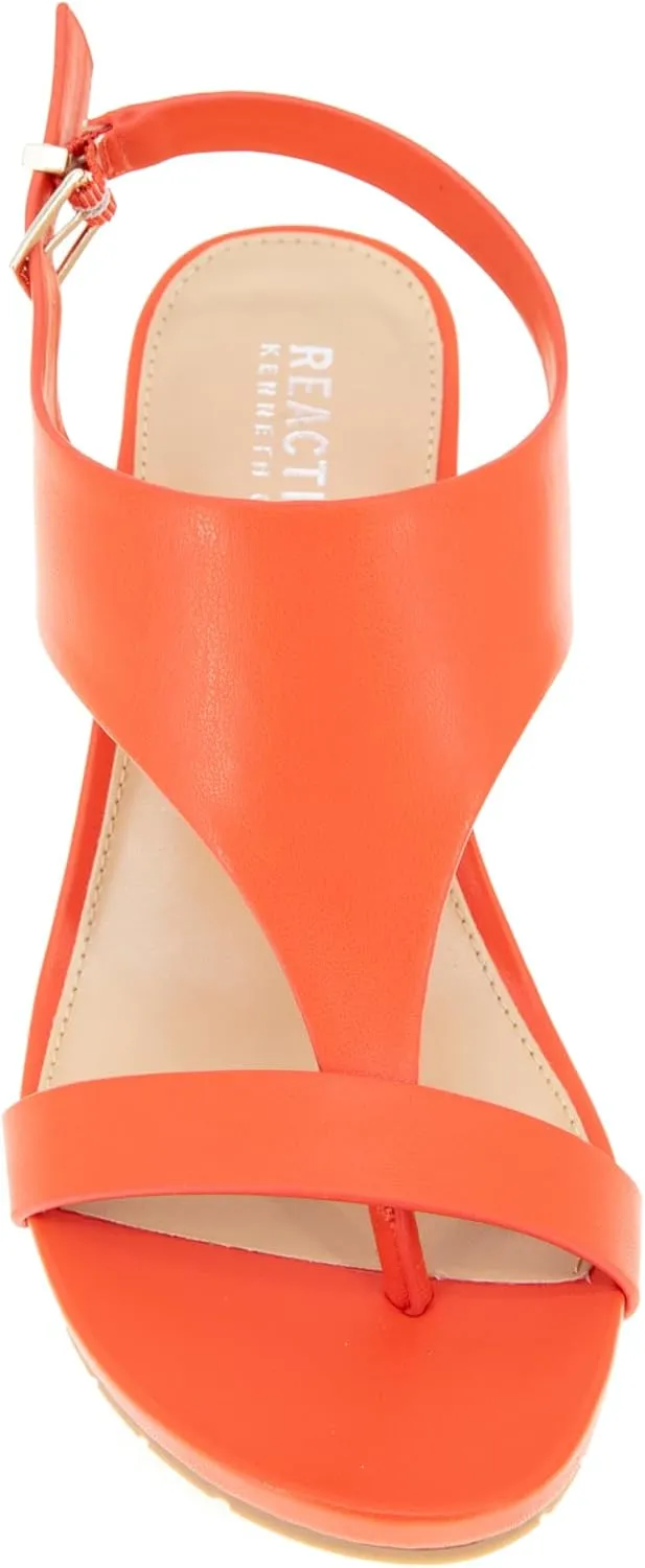 Kenneth Cole REACTION Women's Greatly Thong Wedge Sandal