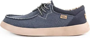 Kickback Haven Shoes - Men's Moccasins - Lightweight Lace Up Mens Smart Casual Shoes - All Day Comfort Mens Canvas Shoes - Men's Slip On Shoes