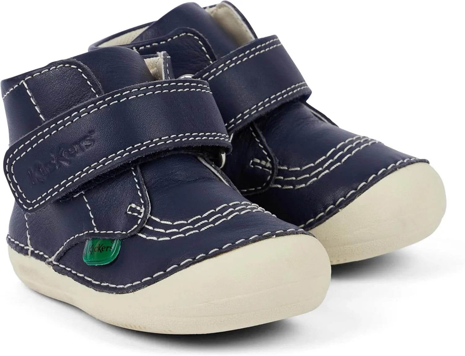 Kickers Softer Hi Boots | Soft Sole | Easy Fasten | Comfortable | Cushioned, Unisex Kids Boots