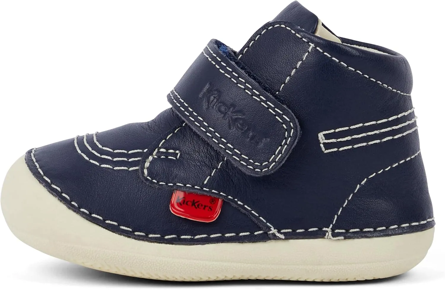 Kickers Softer Hi Boots | Soft Sole | Easy Fasten | Comfortable | Cushioned, Unisex Kids Boots