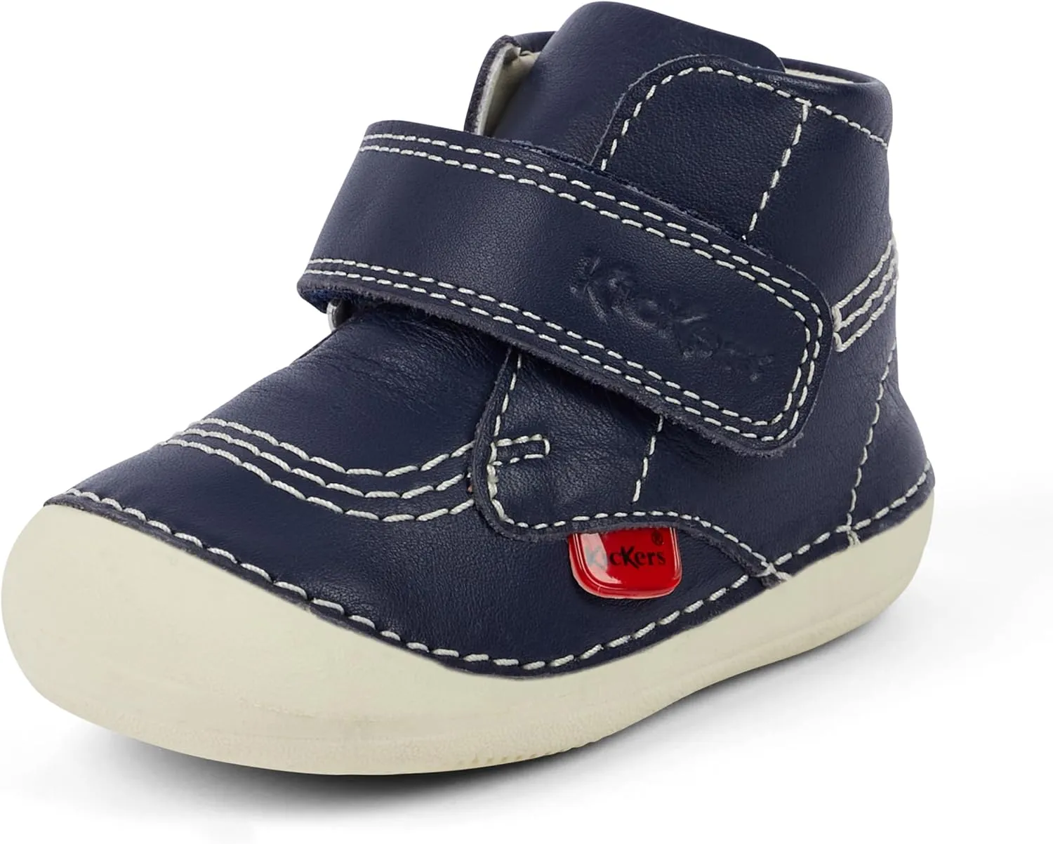 Kickers Softer Hi Boots | Soft Sole | Easy Fasten | Comfortable | Cushioned, Unisex Kids Boots
