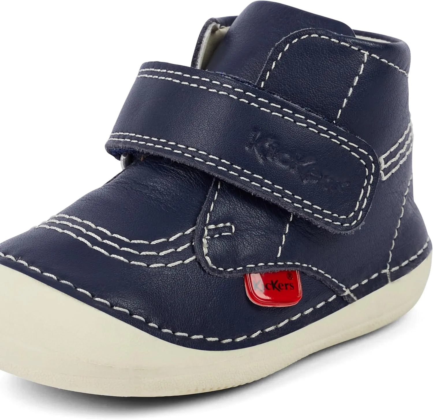 Kickers Softer Hi Boots | Soft Sole | Easy Fasten | Comfortable | Cushioned, Unisex Kids Boots