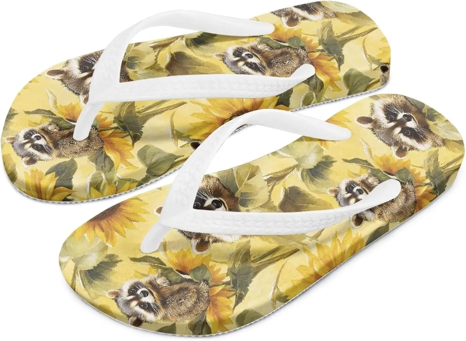 Kids Flip Flops Slip On Cartoon Animal Beach Water Sandals for Boys Girls Cute Summer Shower Shoes