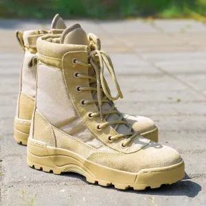 Kids Hiking Boots, Girls Boys Hiking Boots Waterproof, Tactical Anti-collision Non-slip desert boots Kid Military Fan Shoes Children's Work Boots