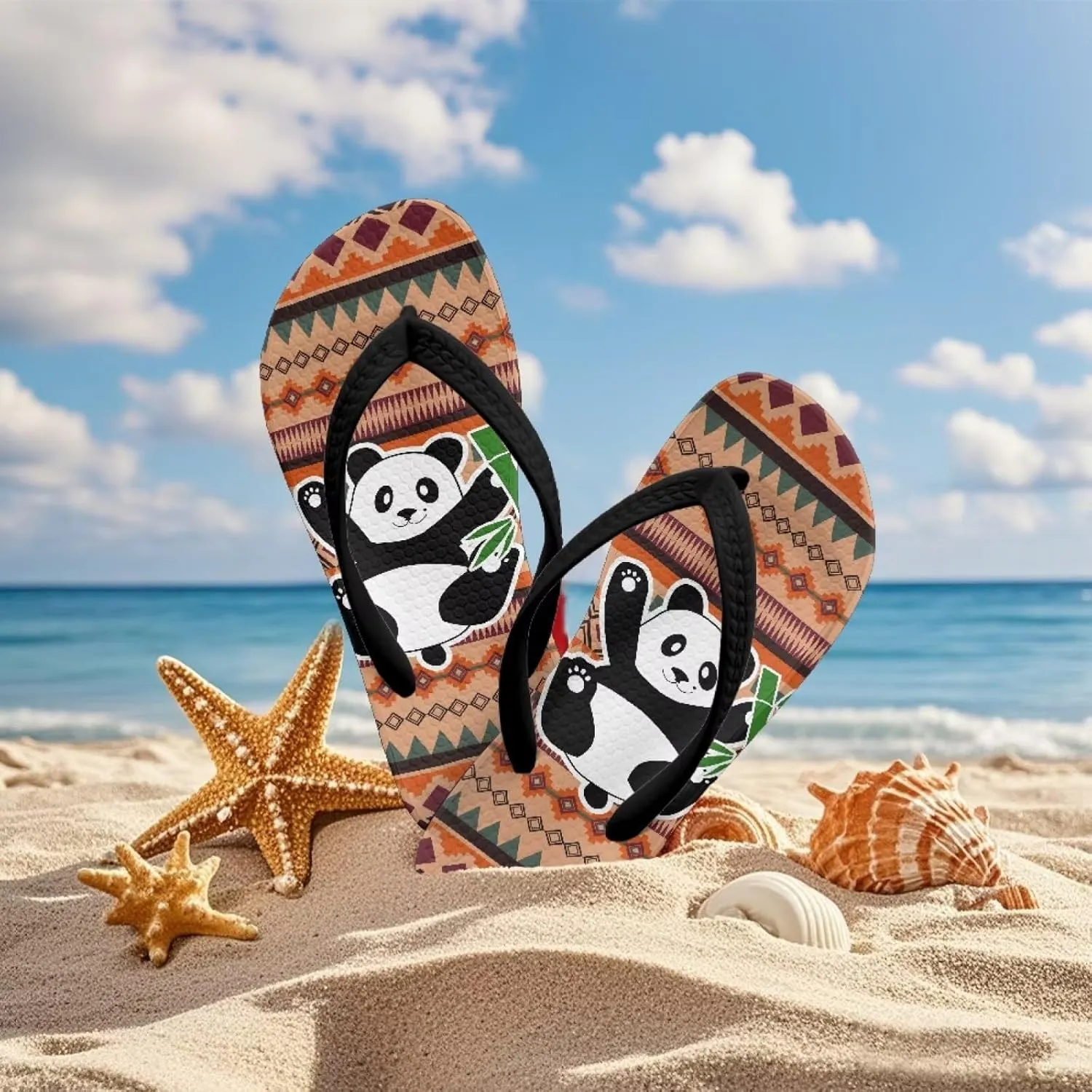Kids Sandals Cute Animals Flip Flops Summer Non-Slip Pool Sandals Breath Shower Shoes Novelty Athletic Slides
