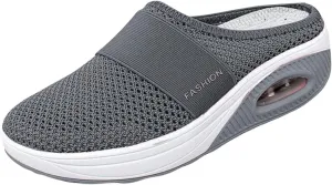 Kubbon Slip On Mules for Womens Light Open Back Shoes Comfort Walking Shoes Breathable Slippers Closed Toe Slides Casual Slippers