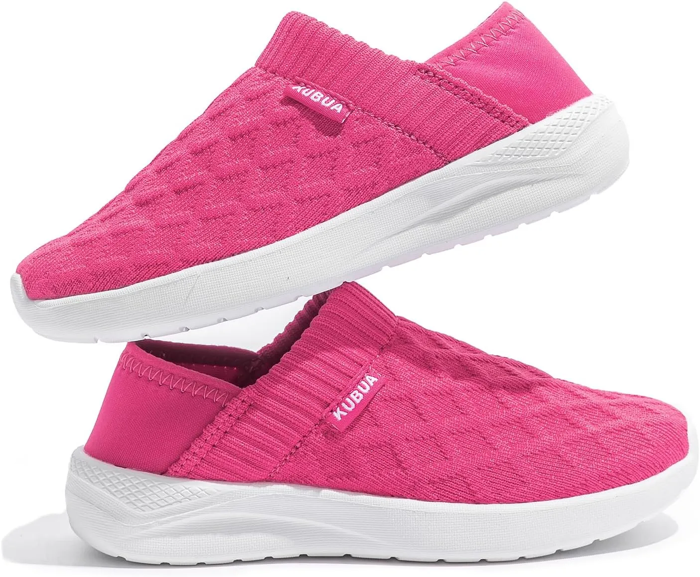KUBUA Kids Slippers Boys Girls Indoor House Slip on Shoes Outdoor Breathable Garden Loafers Little Big Kid