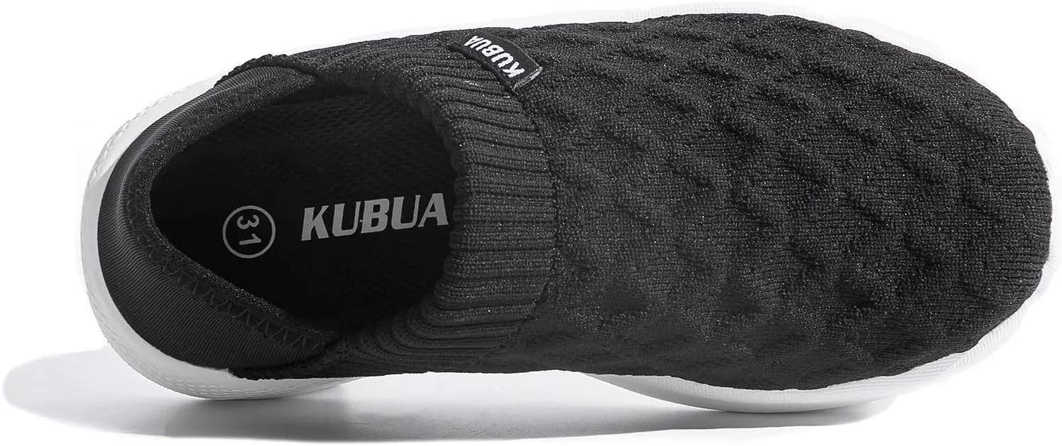 KUBUA Kids Slippers Boys Girls Indoor House Slip on Shoes Outdoor Breathable Garden Loafers Little Big Kid