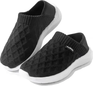KUBUA Kids Slippers Boys Girls Indoor House Slip on Shoes Outdoor Breathable Garden Loafers Little Big Kid