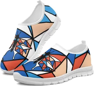 Ladies Walking Shoes Lightweight Tennis Sneakers Casual Mesh Slip On Athletic Breathable Running Shoes