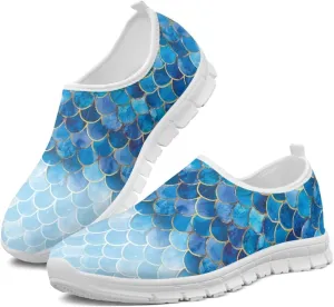 Ladies Walking Shoes Lightweight Tennis Sneakers Casual Mesh Slip On Athletic Breathable Running Shoes