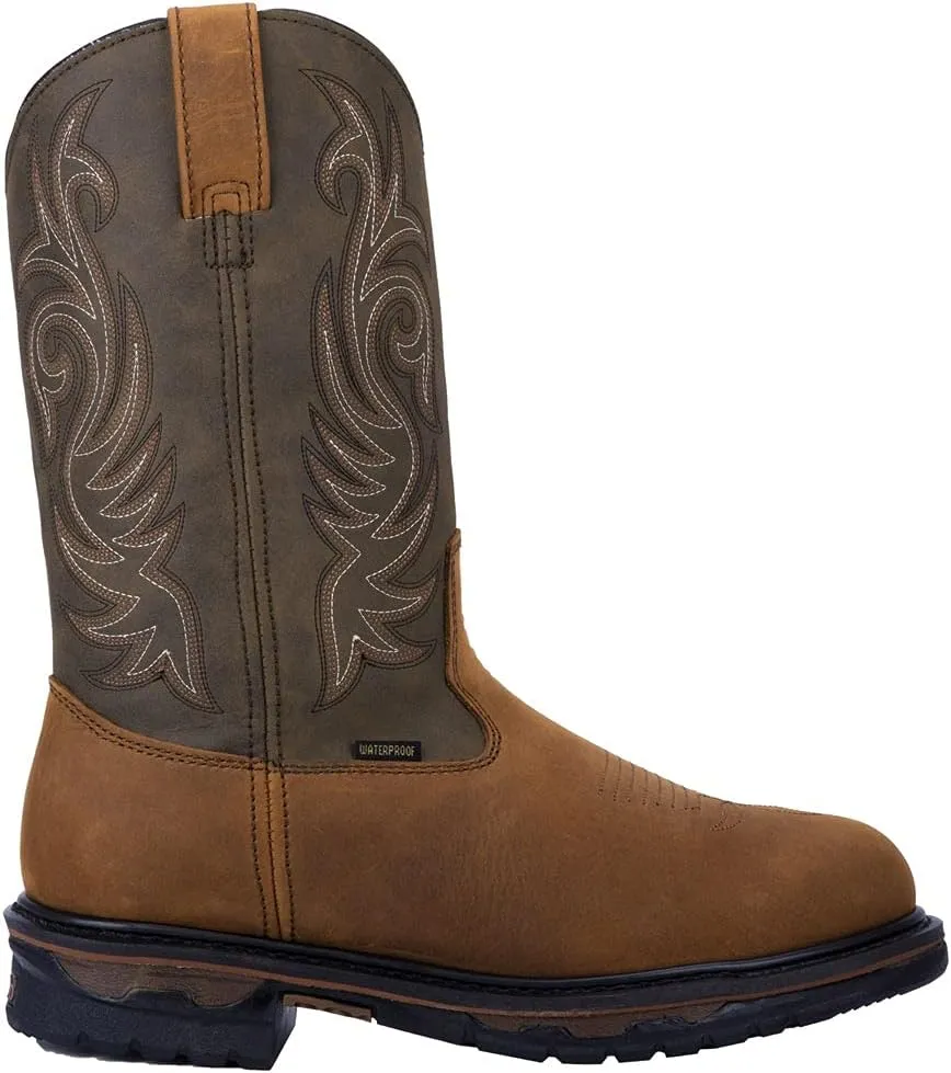 Laredo Mens Hammer 11 Inch Waterproof Soft Toe Work/Duty - Brown