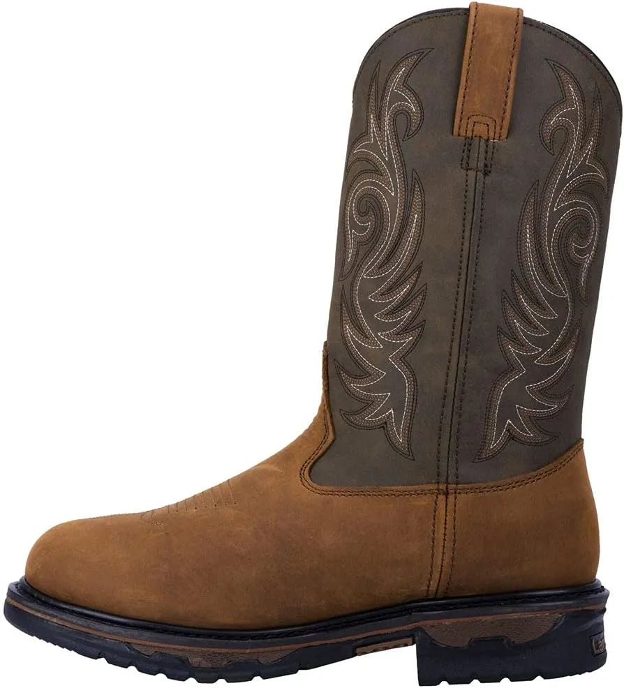 Laredo Mens Hammer 11 Inch Waterproof Soft Toe Work/Duty - Brown