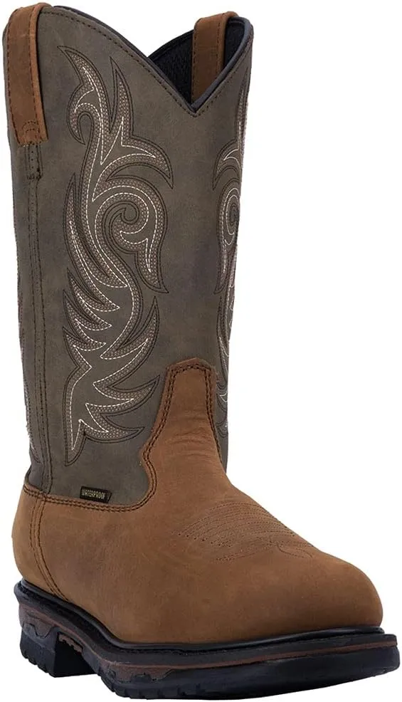 Laredo Mens Hammer 11 Inch Waterproof Soft Toe Work/Duty - Brown