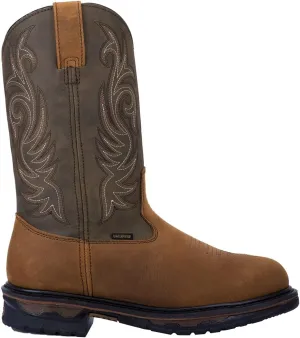 Laredo Mens Hammer 11 Inch Waterproof Soft Toe Work/Duty - Brown