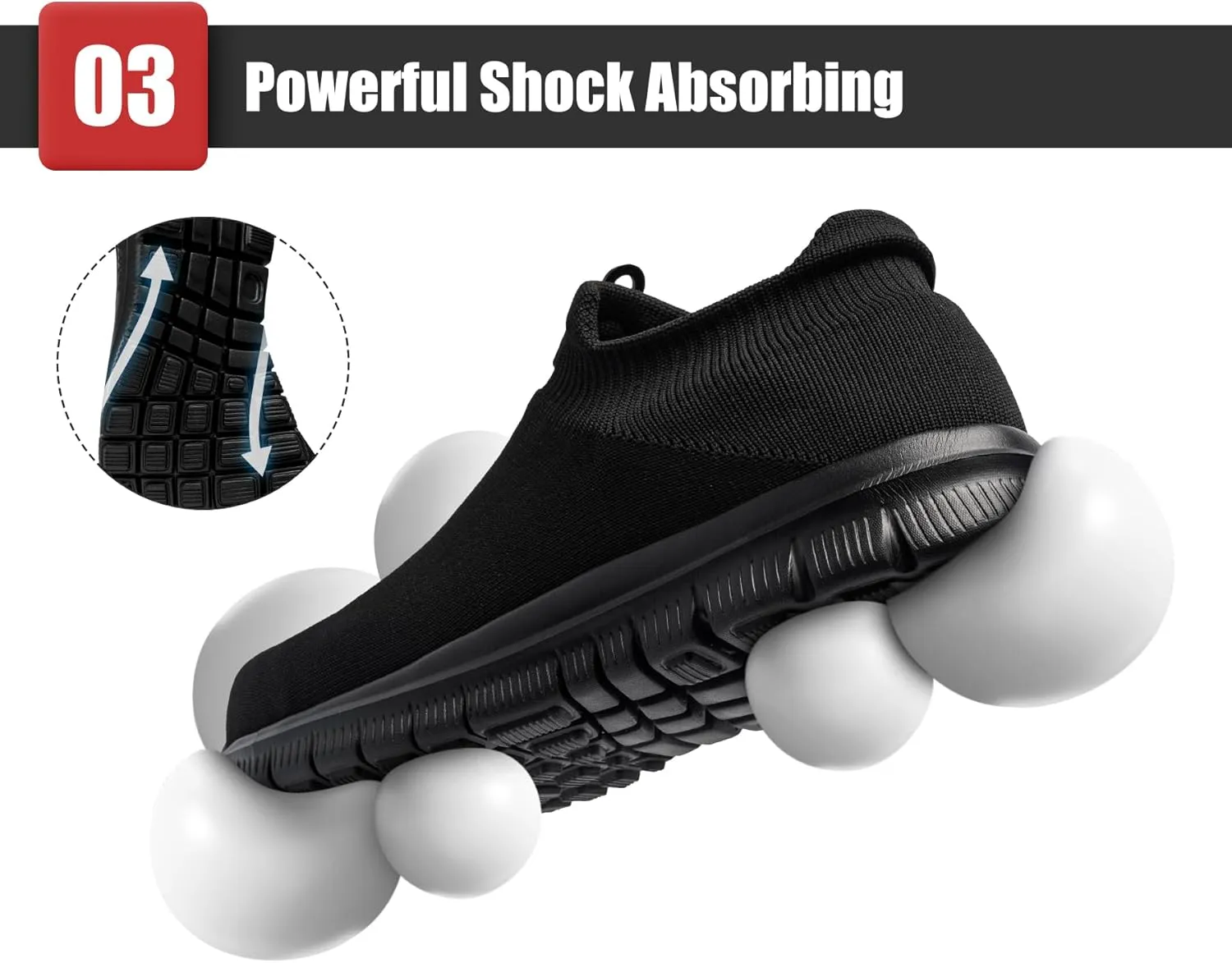 LARNMERN Slip On Steel Toe Shoes Men Women Safety Work Shoes Wide Lightweight Comfortable Walking Sneakers Construction Running Tennis Footwear Casual Loafers,Black