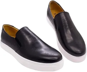 Leather Casual Sneakers for Mens Slip On Fashion Shoes for Formal Business Office Church Men's Dress Shoes Comfort Soft