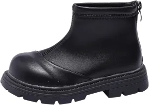 Leather Soft Booties For Toddler Baby Boys Girls Kids 𝐖aterproof Boots Sole Non Slip Shoes Light Comfy Fashion Boots