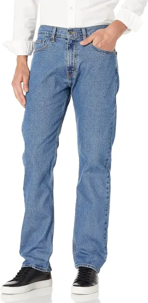 Levi Strauss Signature Gold Men's Regular Fit Flex Jeans, Medium Indigo, 32x30