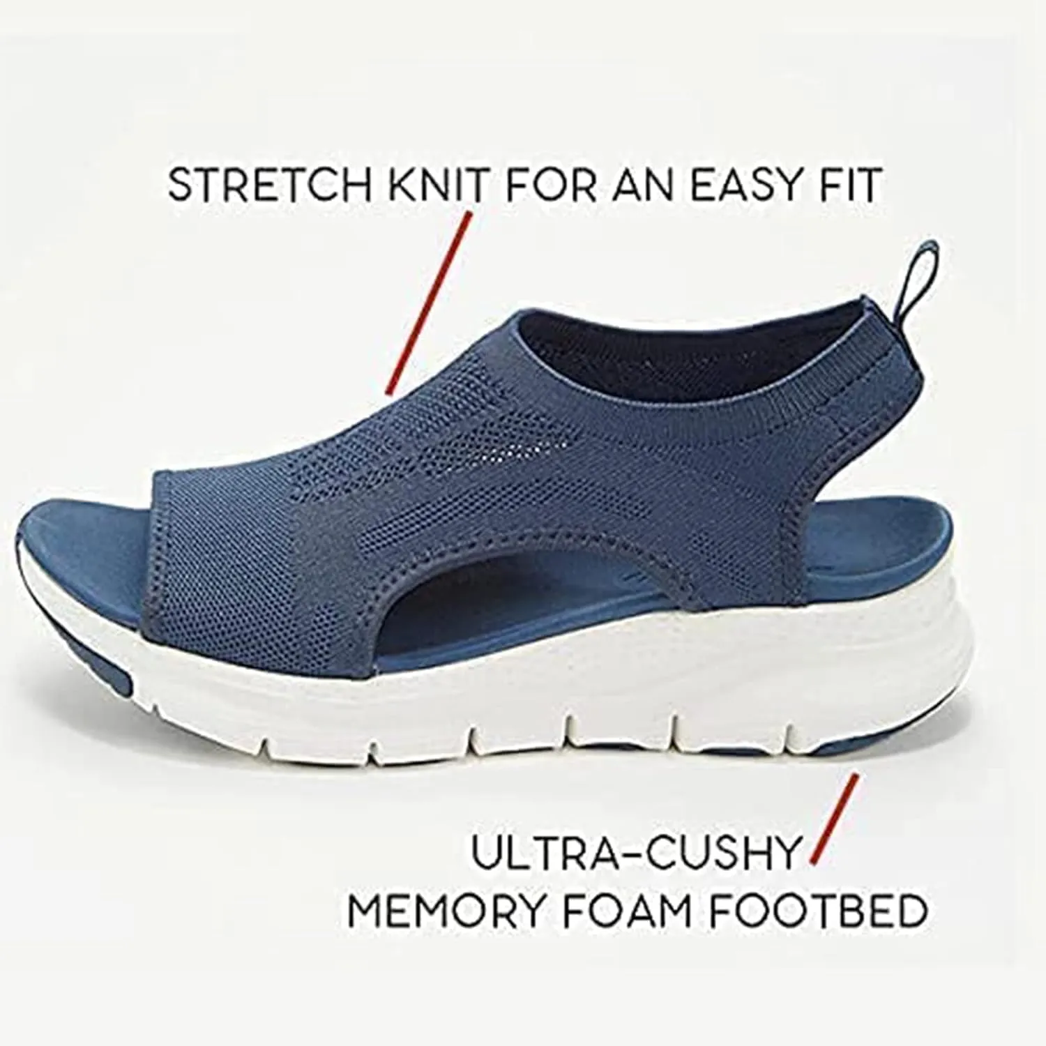 Libiyi - Libiyi Sandals Women, Libiyi Women's Comfy Orthotic Sandals, Libiyi Peep Toe Cutout Zipper Chunky Heeled Sandals