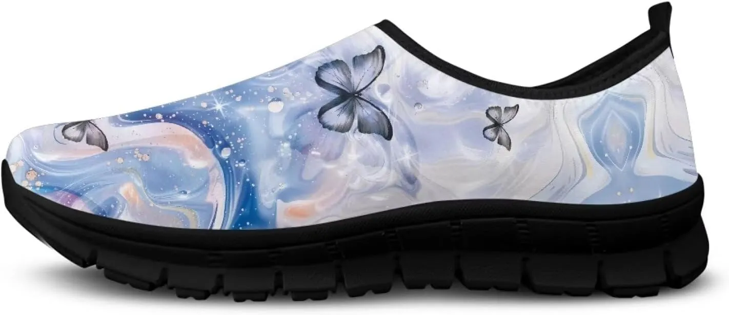 Lightweight Sneakers for Women Casual Loafers Slip On Tennis Footwear Comfort Soft Walking Shoes