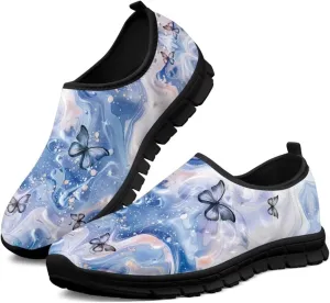 Lightweight Sneakers for Women Casual Loafers Slip On Tennis Footwear Comfort Soft Walking Shoes