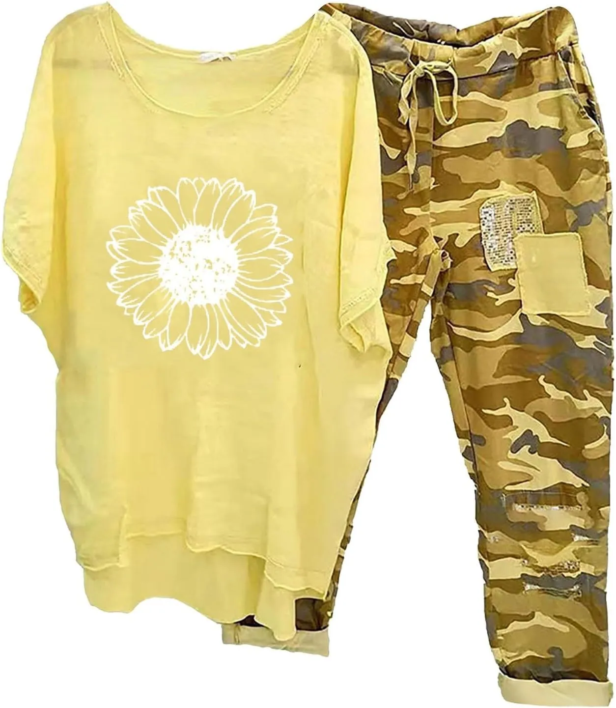 Linen Two Piece Sets for Women 2025 Crop Tops Wide Leg Pant Sets Casual Jogger Tracksuit Matching Lounge Set