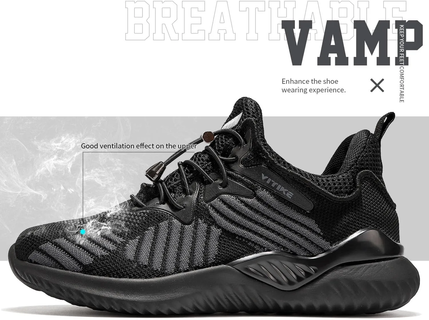 Littleplum Boys Running Shoes Slip On Kids Sneakers Mesh Tennis Shoes Lightweight Breathable for Athletic Gym School Sport