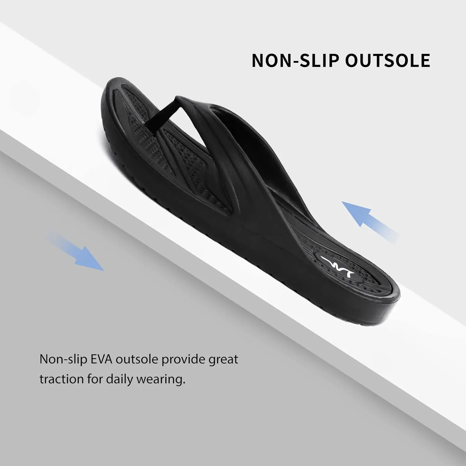 LM Women's Flip Flops Thong Sandals Casual Sandals Shower Shoes Beach Slippers Slides Slip on Water Shoes