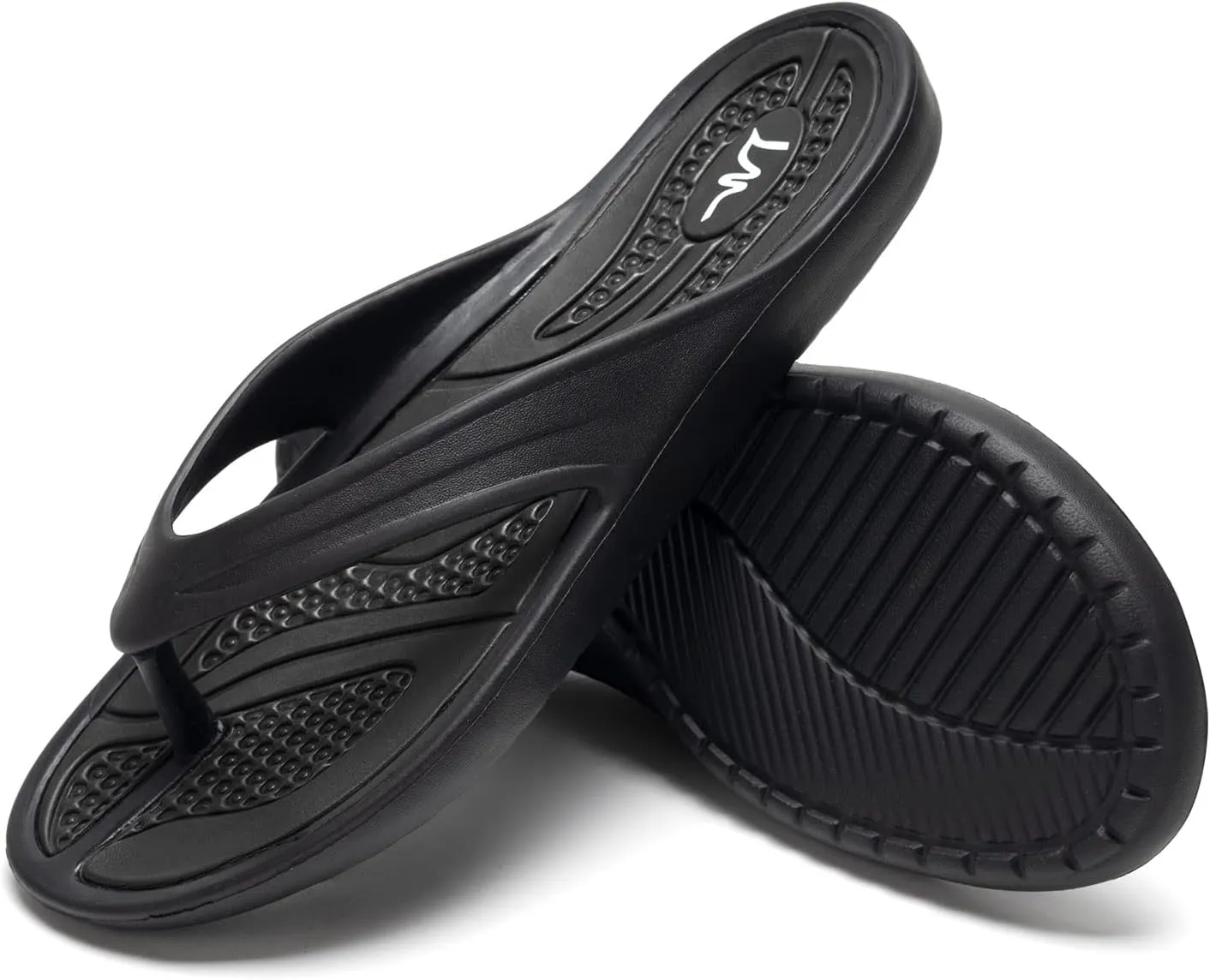 LM Women's Flip Flops Thong Sandals Casual Sandals Shower Shoes Beach Slippers Slides Slip on Water Shoes