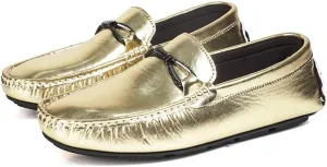 Loafers for Men Round Toe Faux Leather Driving Style Loafer Flexible Lightweight Slip Resistant Casual Slip-on