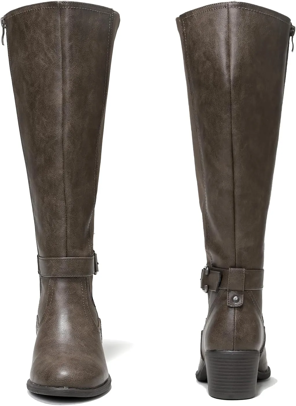 Luoika Women's Extra Wide Calf Knee High Boots, Wide Width Winter Tall Boots.