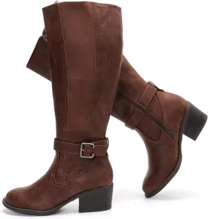 Luoika Women's Extra Wide Calf Knee High Boots, Wide Width Winter Tall Boots.