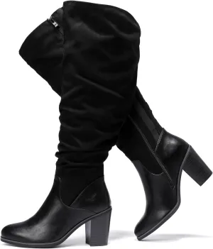 Luoika Women's Extra Wide Calf Knee High Boots, Wide Width Winter Tall Boots.