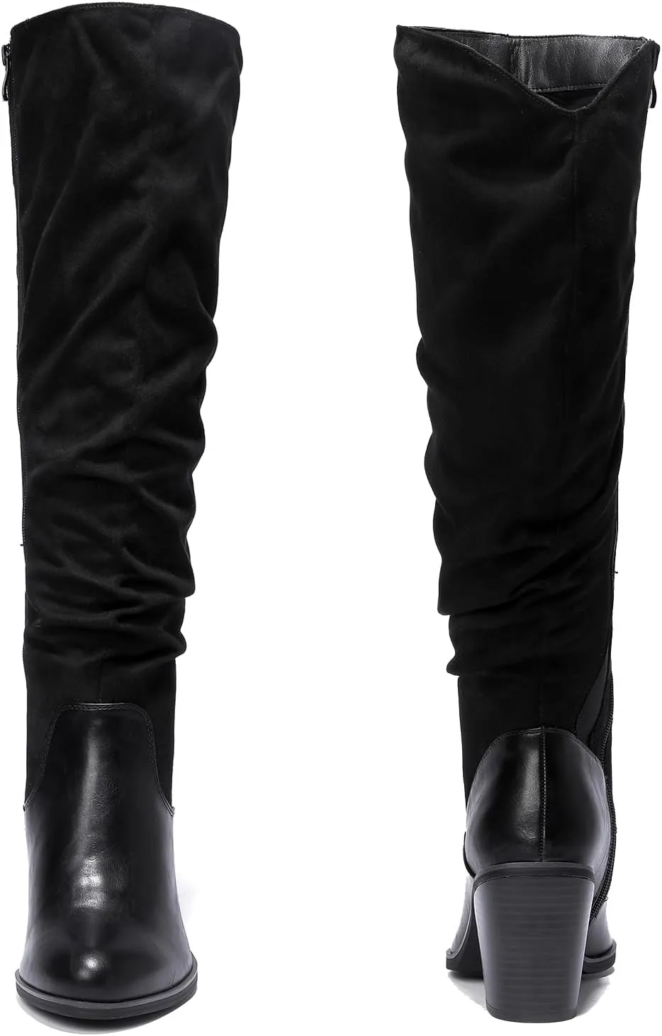 Luoika Women's Extra Wide Calf Knee High Boots, Wide Width Winter Tall Boots.