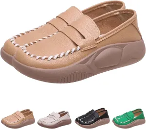 Lurebest Shoes for Women, Lurebest Shoes, Lurebest Orthopedic Walking Shoes, Soft Soled Pure Cowhide Corrective Lofers