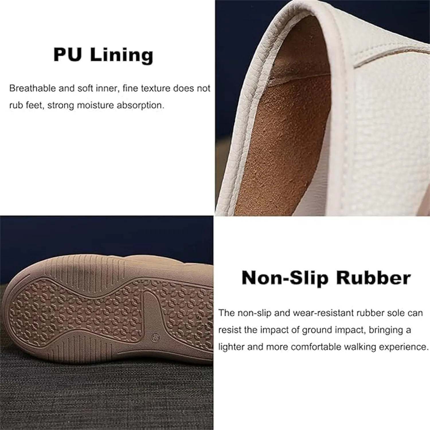 Lurebest Shoes for Women, Lurebest Shoes, Lurebest Orthopedic Walking Shoes, Soft Soled Pure Cowhide Corrective Lofers