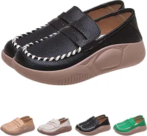 Lurebest Shoes for Women, Lurebest Shoes, Lurebest Orthopedic Walking Shoes, Soft Soled Pure Cowhide Corrective Lofers