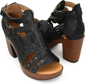 Macarena Collection Womens Shoes Leather Sandals for Women Huarache | Handmade Mexican Sandals Women | Comfortable & Stylish Womens Sandals 353
