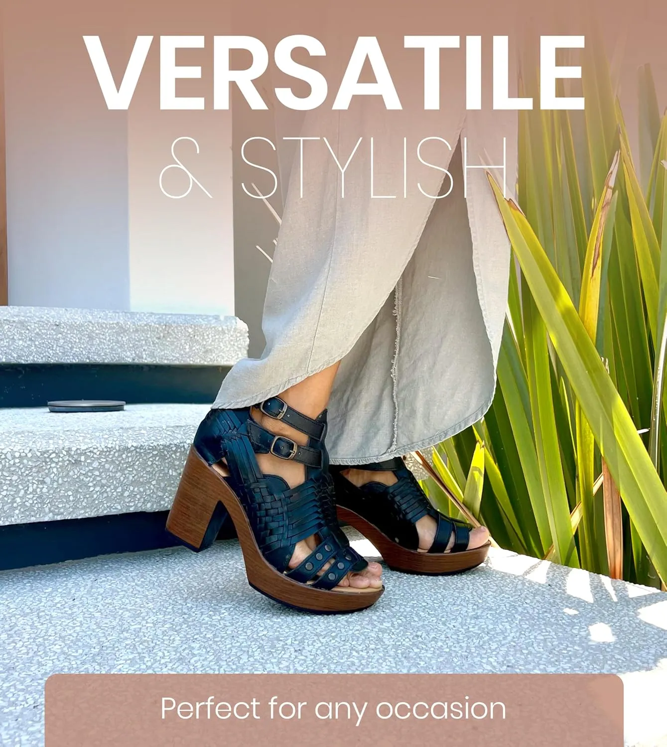 Macarena Collection Womens Shoes Leather Sandals for Women Huarache | Handmade Mexican Sandals Women | Comfortable & Stylish Womens Sandals 353