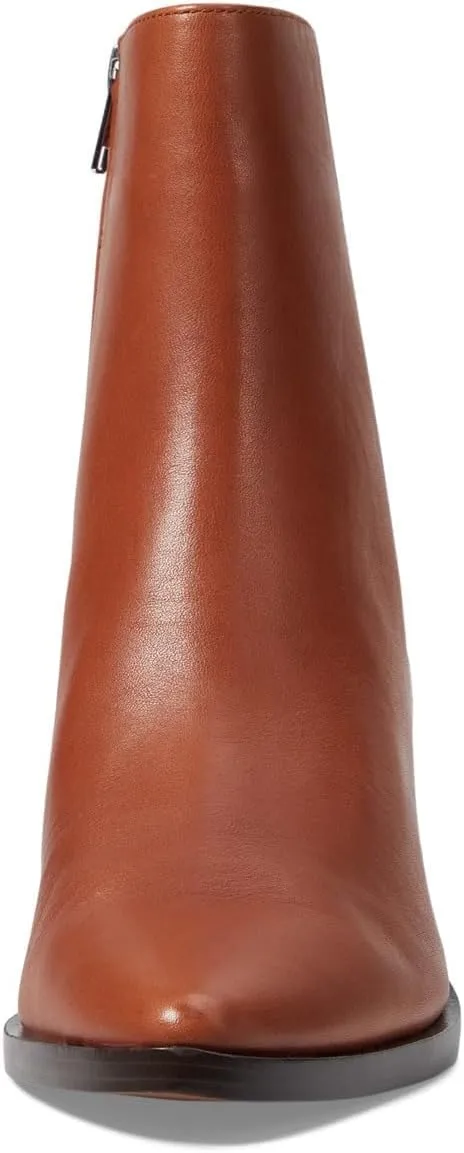 Madewell The Everten Ankle Boots for Women in Leather - Soft Lining - Padded Leather Footbed - Stacked Heel
