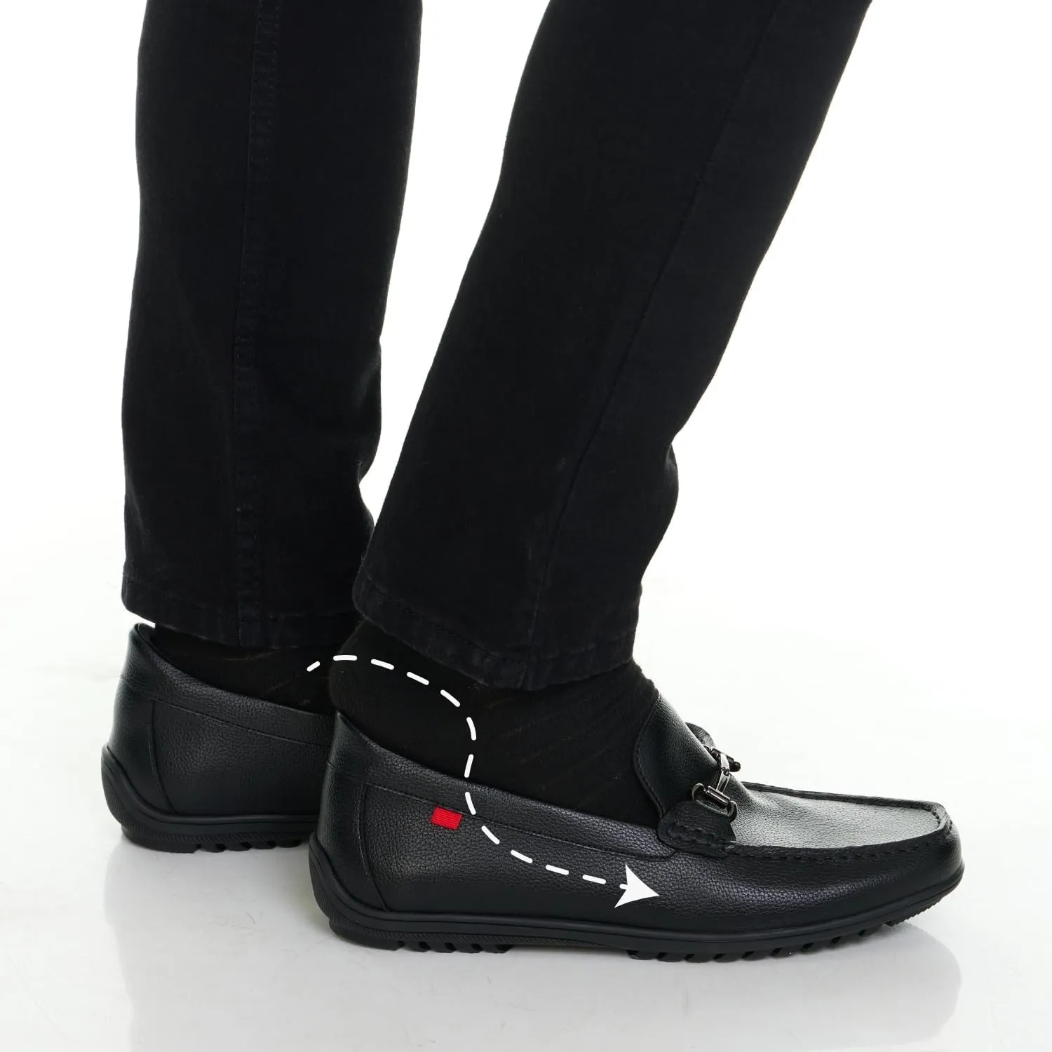 Marc Joseph New York Men's Casual Hands Free Slip on Buckle Loafers